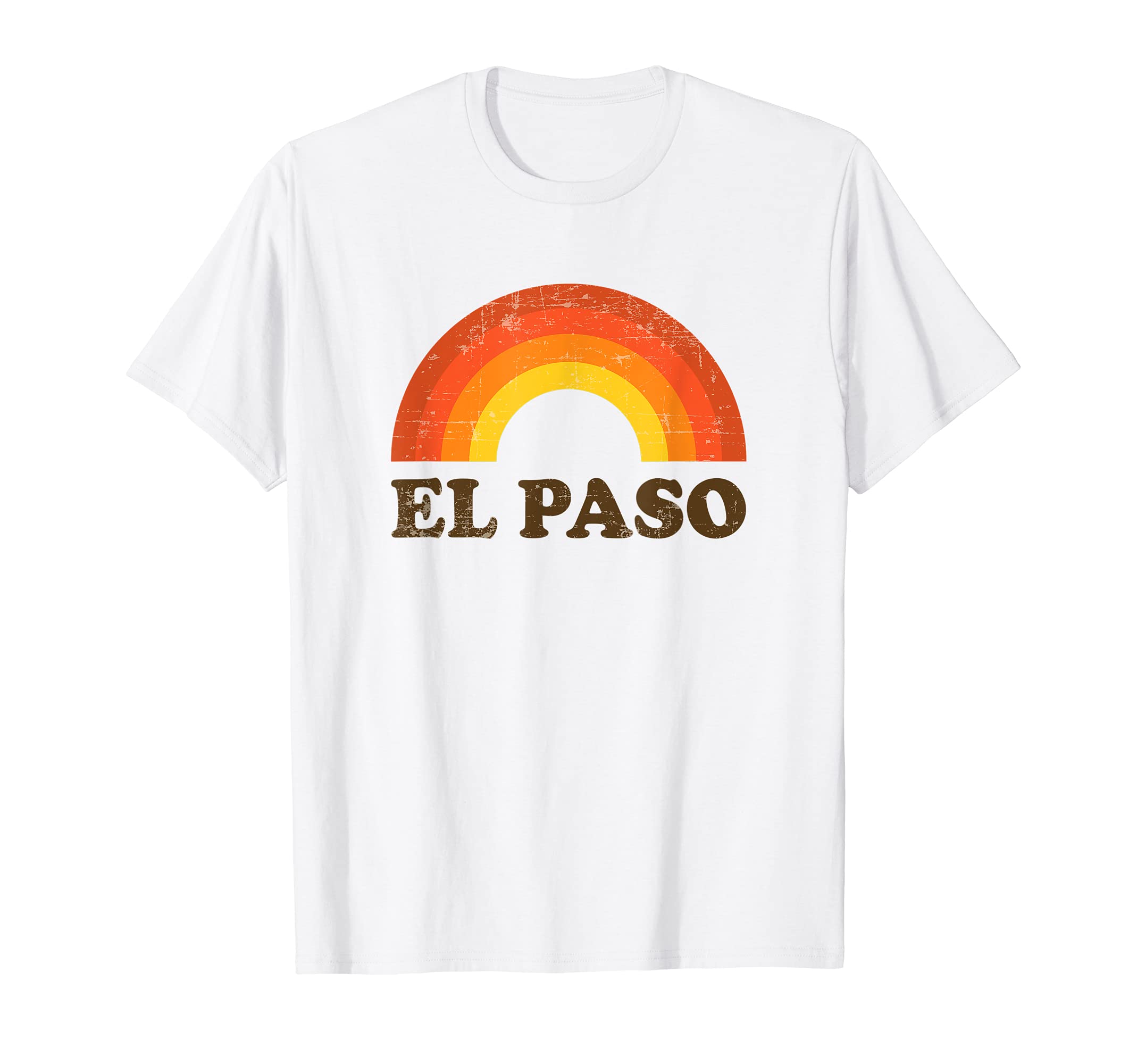 El Paso Rainbow Souvenir 60S 70S T-Shirt - Fun Novelty Design Unisex - T-Shirt, Sweatshirt, Hoodie