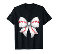Coquette Bow Baseball Mothers Day T-Shirt - Unique Graphic for Adults - T-Shirt, Sweatshirt, Hoodie
