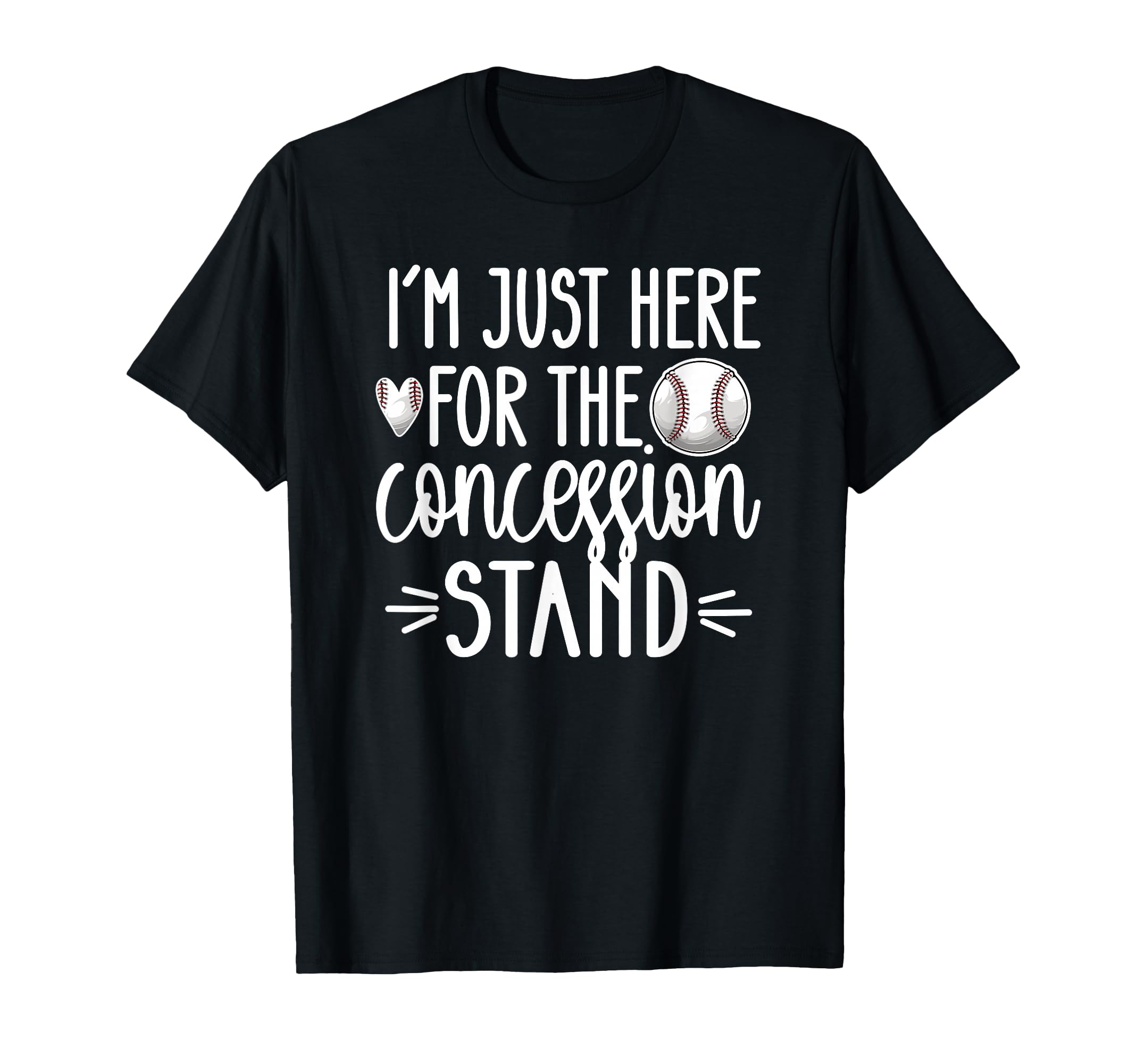 Here Concession Stand Baseball Brother T-Shirt - Trendy Graphic for Adults - T-Shirt, Sweatshirt, Hoodie