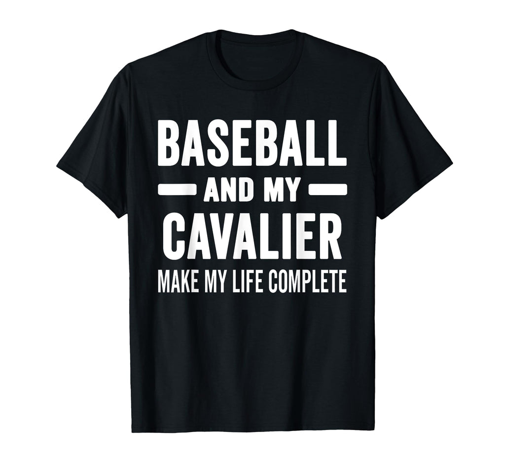 Baseball And My Cavalier Mama Dog Lover T-Shirt - Graphic Print Men Women - T-Shirt, Sweatshirt, Hoodie