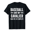 Baseball And My Cavalier Mama Dog Lover T-Shirt - Graphic Print Men Women - T-Shirt, Sweatshirt, Hoodie
