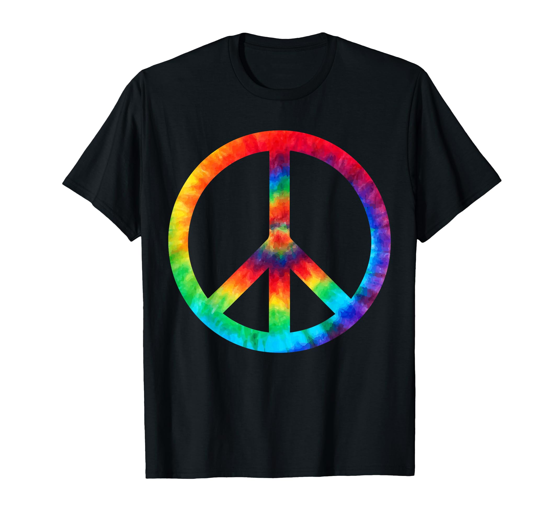 Peace Sign Tie Dye Hippies Shirts T-Shirt - Unique Graphic Men Women - T-Shirt, Sweatshirt, Hoodie
