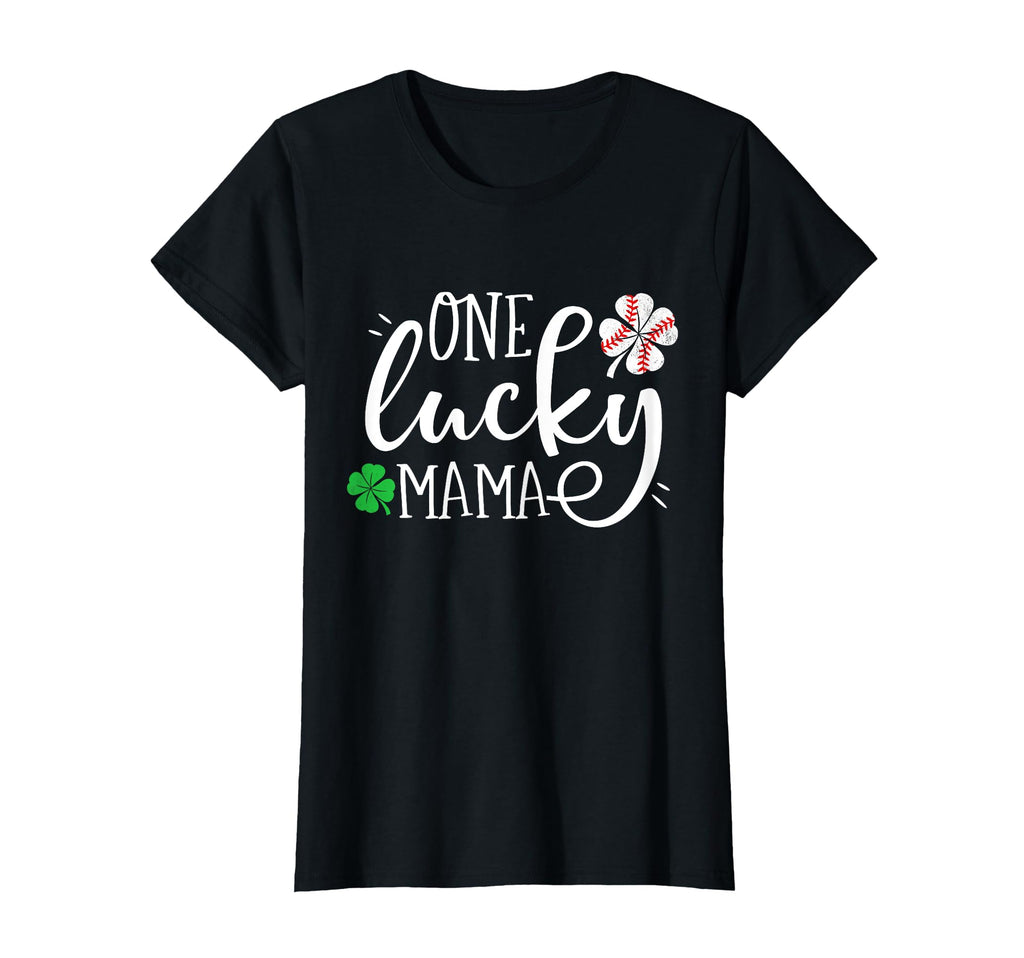 One Lucky Baseball Mama St Patricks T-Shirt - Minimalist Print Men Women - T-Shirt, Sweatshirt, Hoodie