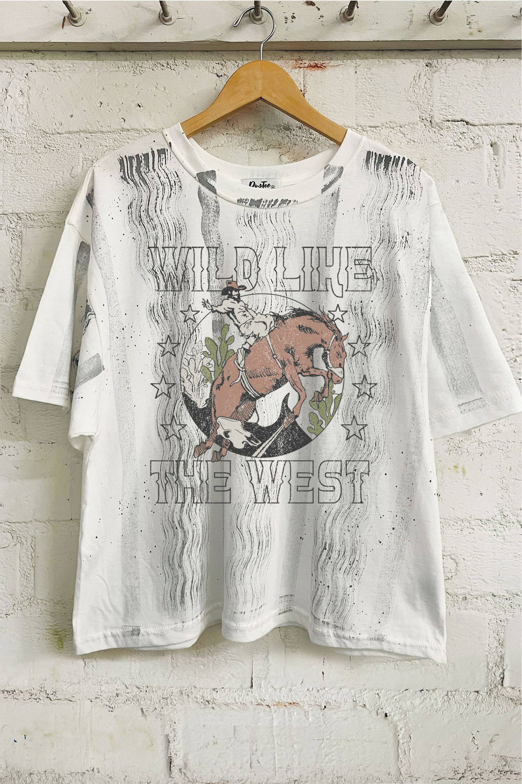 Wild Like the West-Hand Brushed - Adult & Kids T-Shirts, Sweatshirts & Hoodies apparel design preview 1