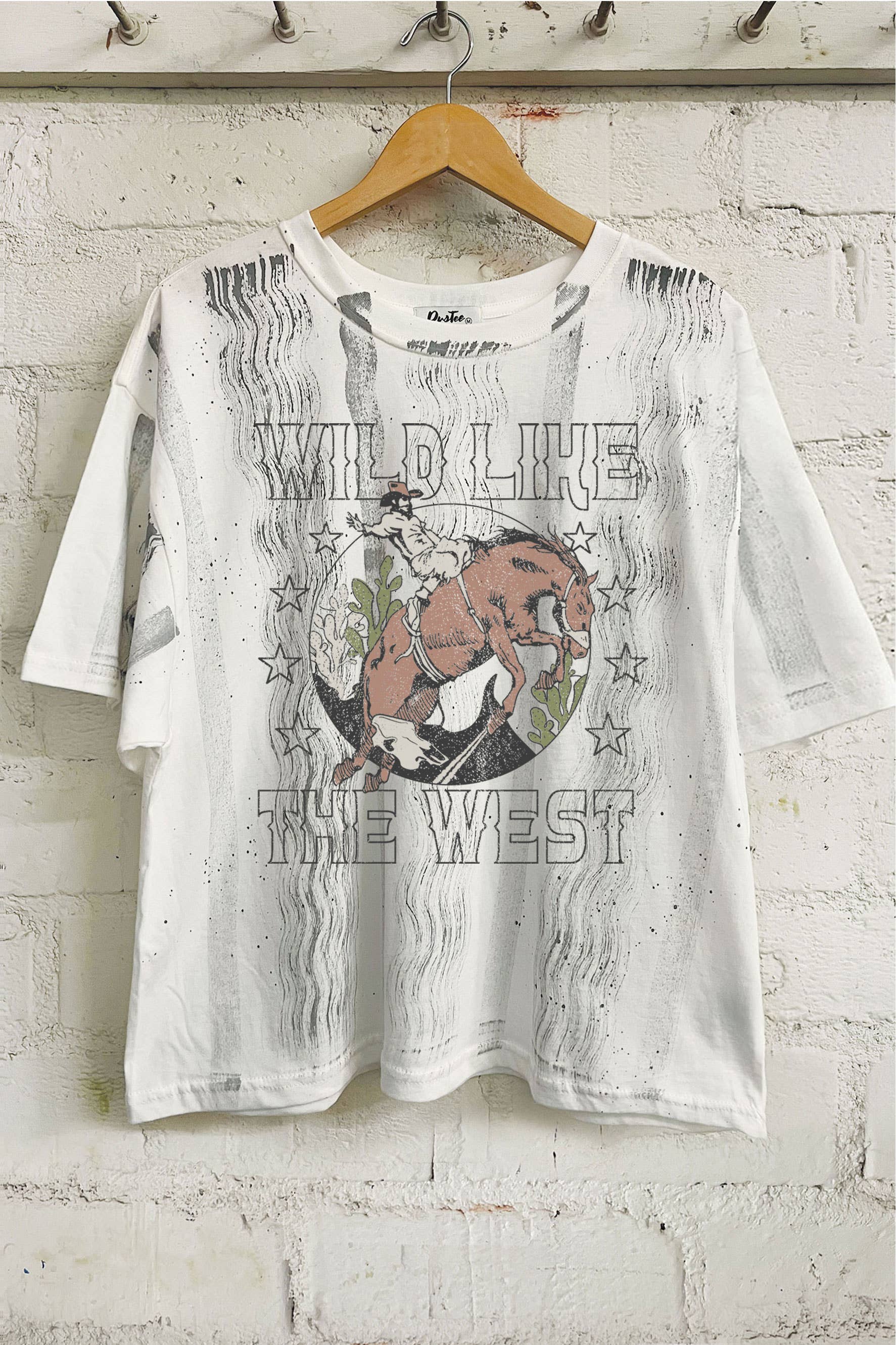 Wild Like the West-Hand Brushed - Adult & Kids T-Shirts, Sweatshirts & Hoodies apparel design preview 1