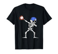 Dabbing Skeleton Baseball Halloween T-Shirt - Minimalist Print for Adults - T-Shirt, Sweatshirt, Hoodie
