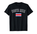 Costa Rica Flag Distressed Heritage T-Shirt - Aesthetic Graphic Unisex - T-Shirt, Sweatshirt, Hoodie