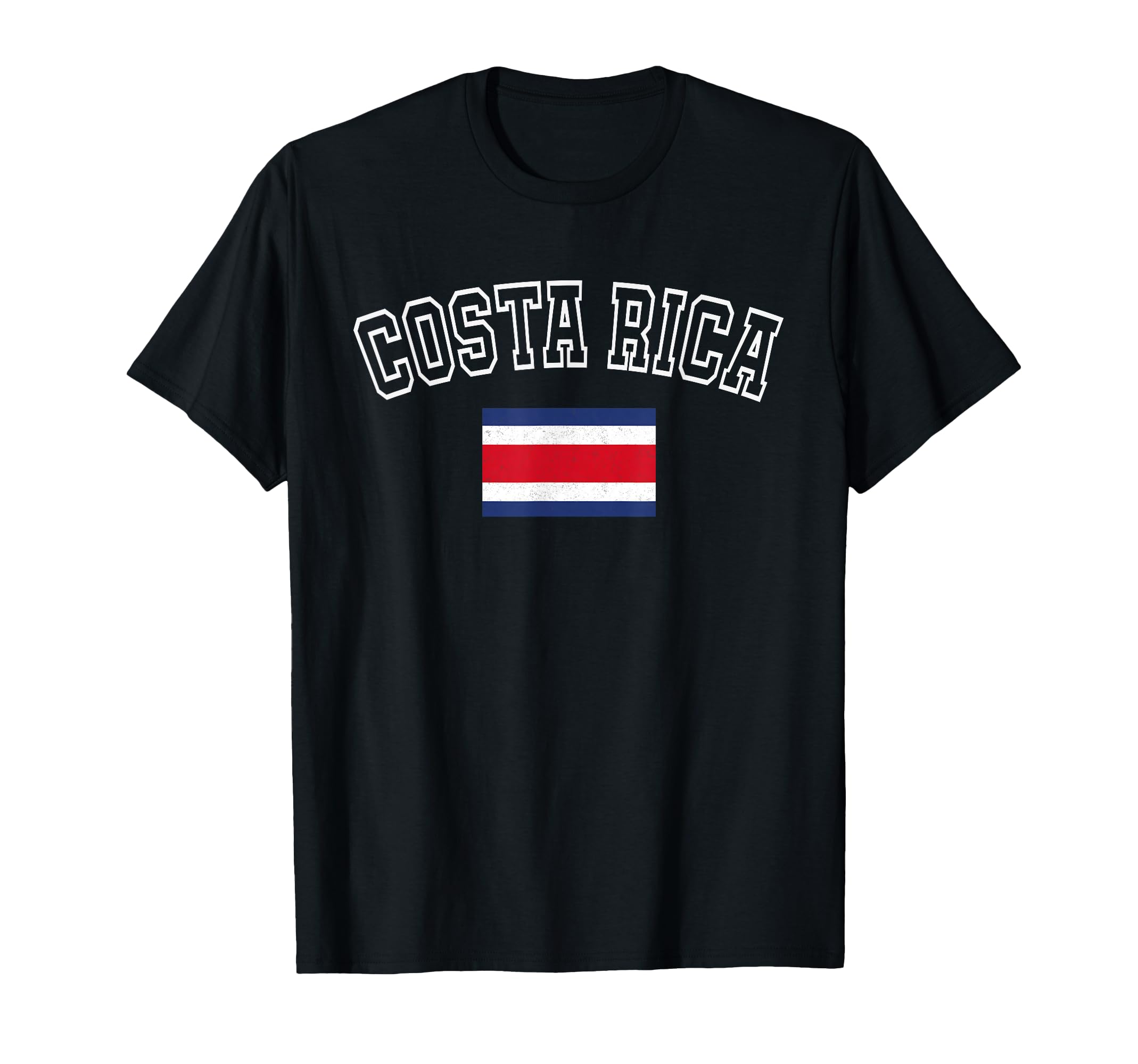 Costa Rica Flag Distressed Heritage T-Shirt - Aesthetic Graphic Unisex - T-Shirt, Sweatshirt, Hoodie