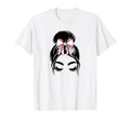 Messy Bun Sports Fan Team Baseball Bow T-Shirt - Fun Novelty Design Unisex - T-Shirt, Sweatshirt, Hoodie