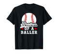 Brother Baller Baseball Brother Baseball T-Shirt - Minimalist Print Unisex - T-Shirt, Sweatshirt, Hoodie