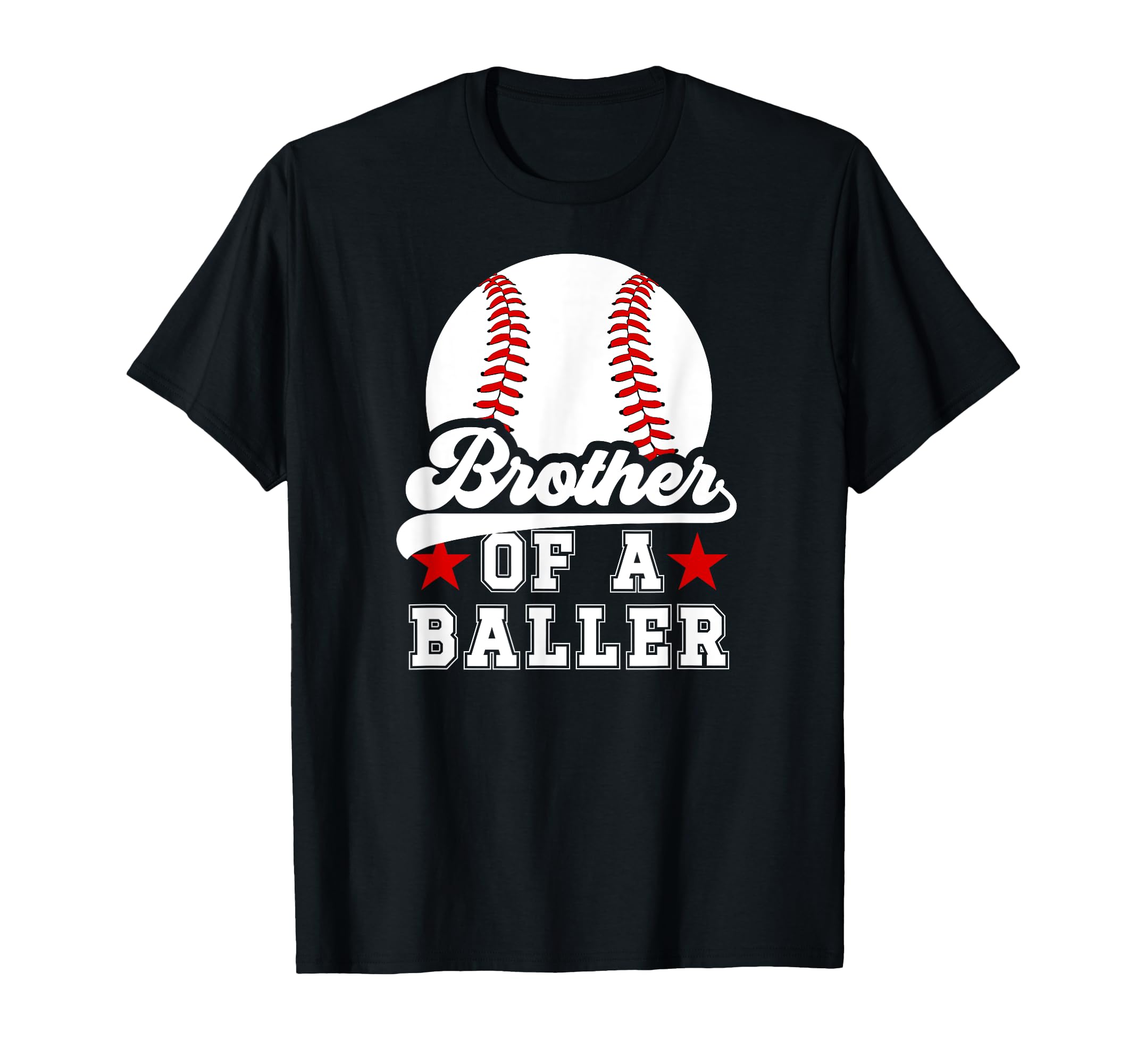Brother Baller Baseball Brother Baseball T-Shirt - Minimalist Print Unisex - T-Shirt, Sweatshirt, Hoodie