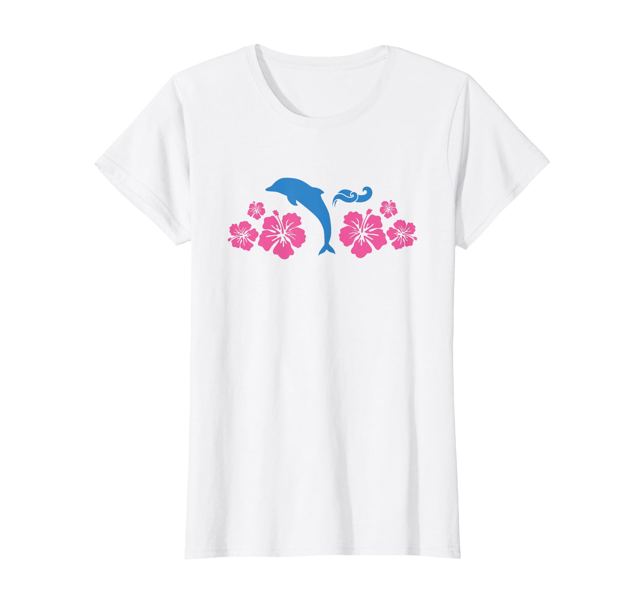 Dolphin Flowers Coconut Y2K 2000S T-Shirt - Custom Art Print Men Women - T-Shirt, Sweatshirt, Hoodie