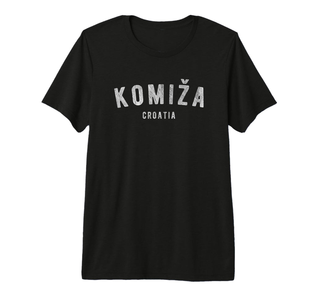 Mens Varsity Komiza Croatia T-Shirt - Casual Everyday Wear Men Women - T-Shirt, Sweatshirt, Hoodie