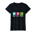Womens Peace Love Turtles Turtle T-Shirt - Custom Art Print Unisex - T-Shirt, Sweatshirt, Hoodie