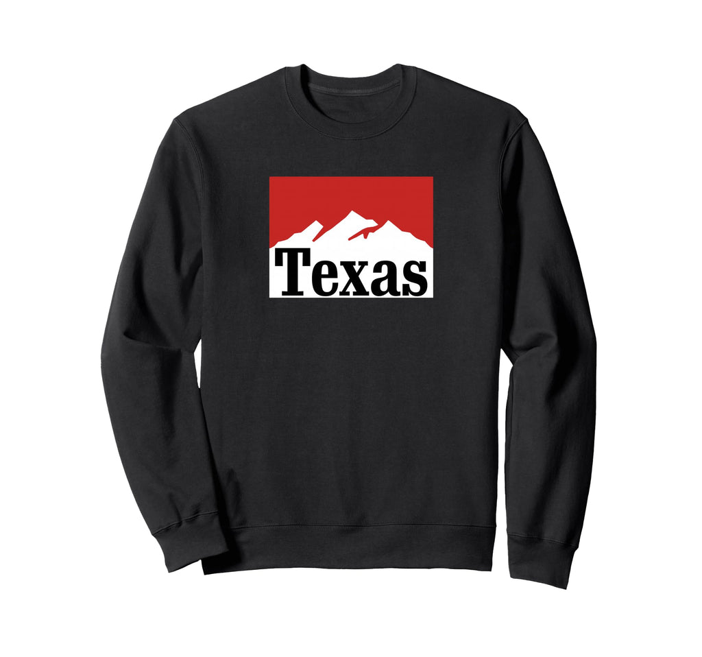 Texas 90S Street Mountain Sweatshirt - Minimalist Print Men Women - T-Shirt, Sweatshirt, Hoodie