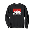 Texas 90S Street Mountain Sweatshirt - Minimalist Print Men Women - T-Shirt, Sweatshirt, Hoodie