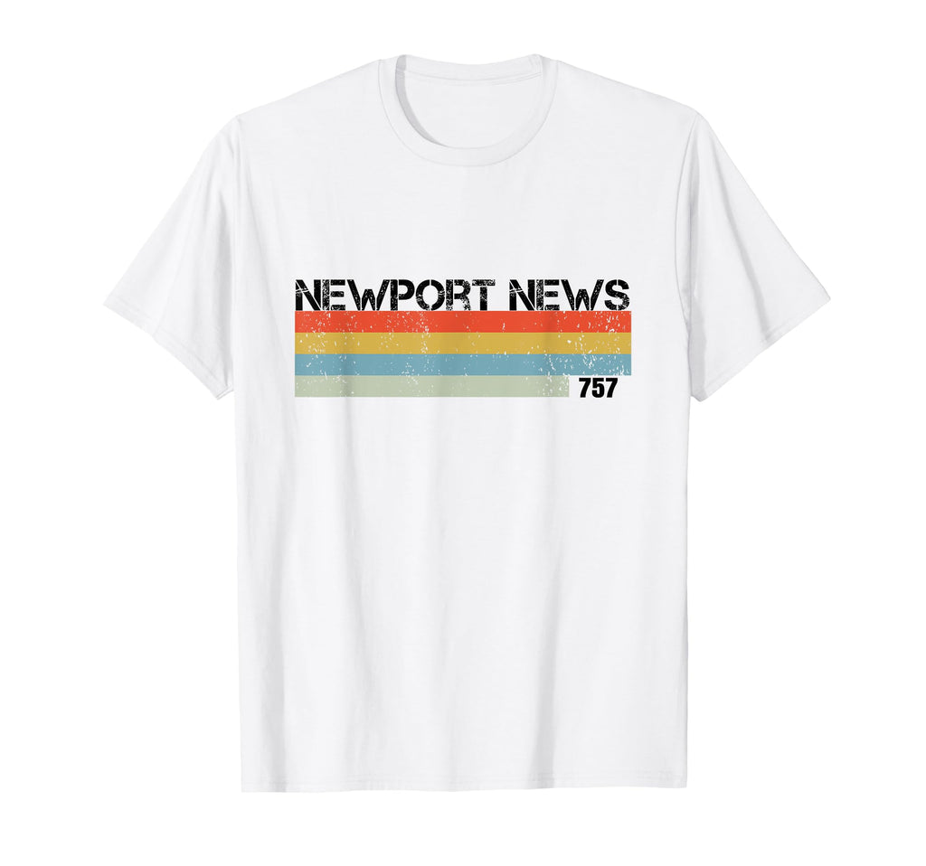 Newport News Stripes T-Shirt - Novelty Apparel for Adults - T-Shirt, Sweatshirt, Hoodie