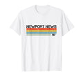 Newport News Stripes T-Shirt - Novelty Apparel for Adults - T-Shirt, Sweatshirt, Hoodie