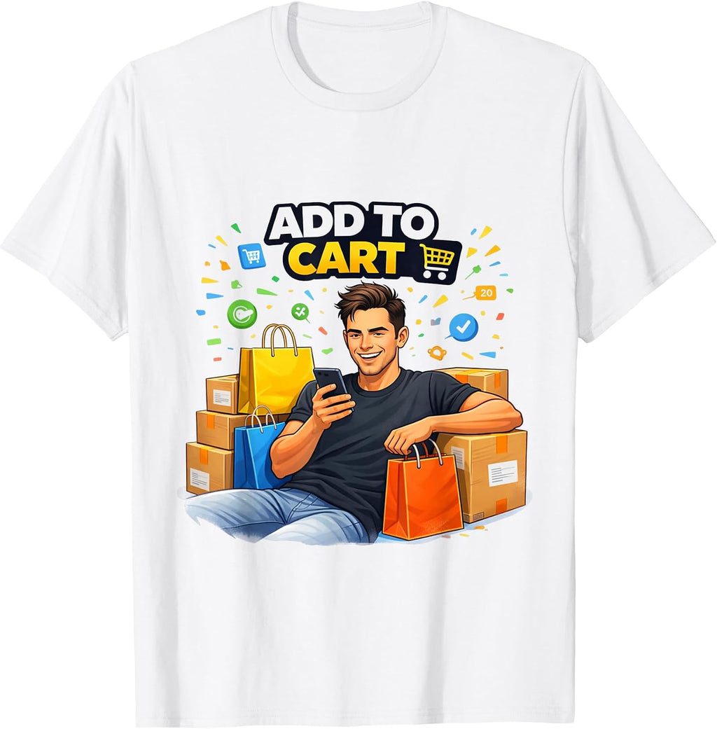 Online Shopping Graphic - Adult & Kids T-Shirts, Sweatshirts & Hoodies apparel design preview 1