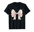 Baseball Bow Aesthetic Softball T-Shirt - Casual Everyday Wear for Adults - T-Shirt, Sweatshirt, Hoodie