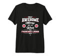 Francisco Lindor Awesome Moms Tri Blend T-Shirt - Fun Novelty Design Unisex - T-Shirt, Sweatshirt, Hoodie