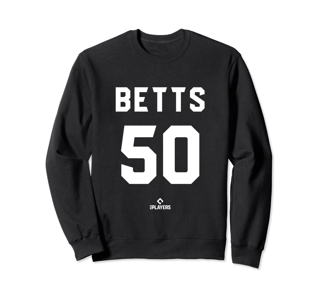 Mookie Betts 50 Los Angeles Mlbpa Sweatshirt - Graphic Print for Adults - T-Shirt, Sweatshirt, Hoodie