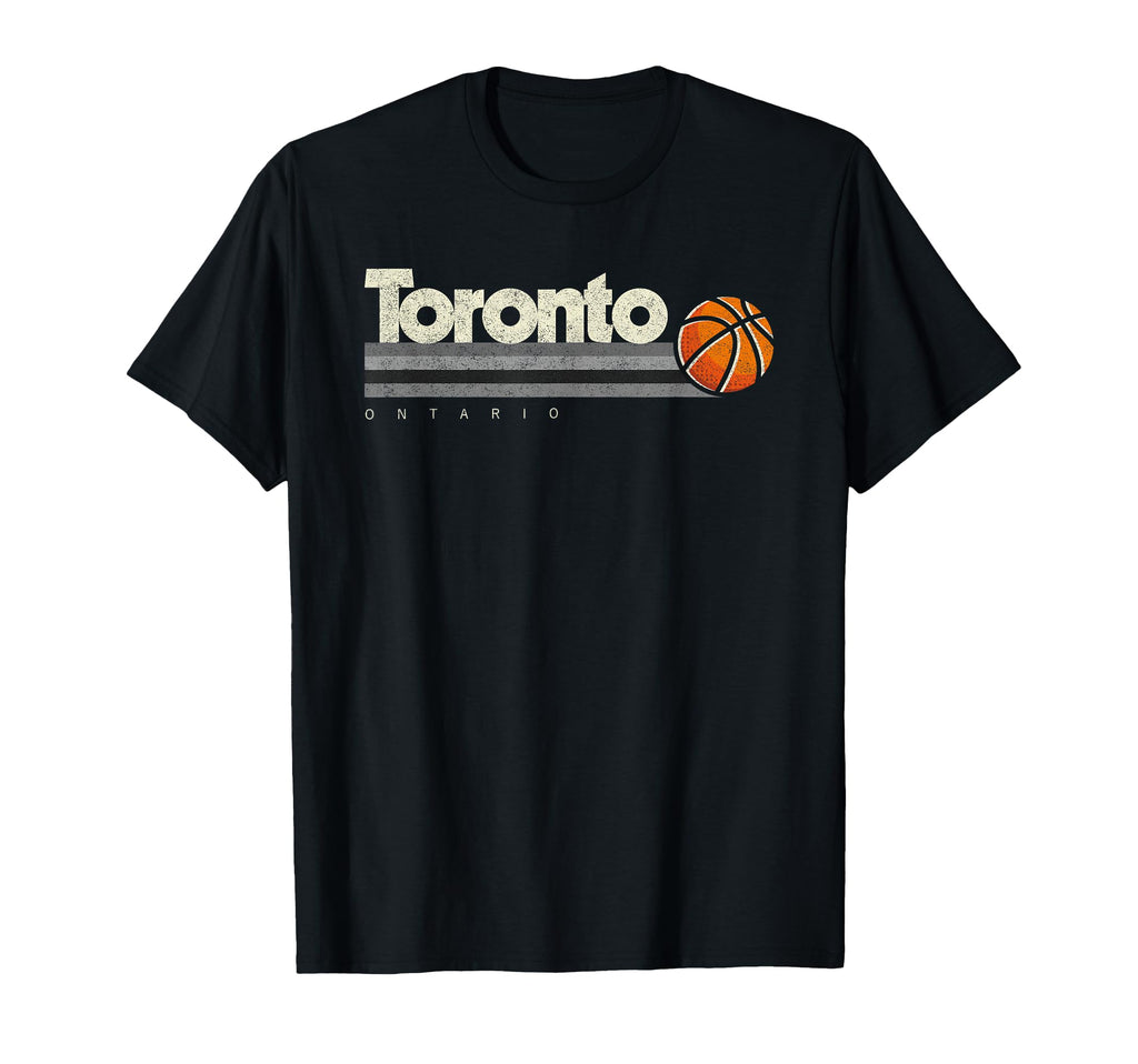 Basketball Toronto B Ball Stripes T-Shirt - Graphic Print for Adults - T-Shirt, Sweatshirt, Hoodie