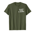 Peace Love And Wubz Funny Techno House T-Shirt - Fun Novelty Design Unisex - T-Shirt, Sweatshirt, Hoodie
