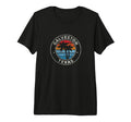 Galveston Texas Tx 70S Tri Blend T-Shirt - Custom Art Print Unisex - T-Shirt, Sweatshirt, Hoodie