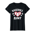 Baseball Aunt Heart Family Matching T-Shirt - Casual Everyday Wear Unisex - T-Shirt, Sweatshirt, Hoodie