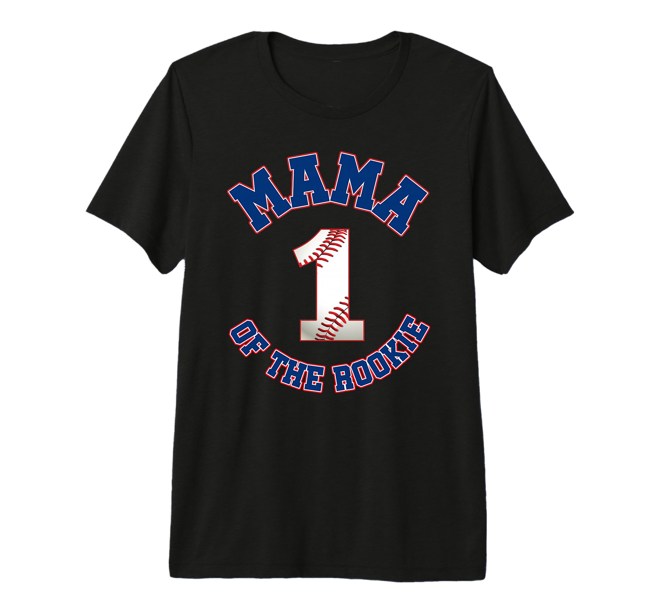 Mama Rookie 1St Birthday Baseball Family T-Shirt - Trendy Graphic Unisex - T-Shirt, Sweatshirt, Hoodie