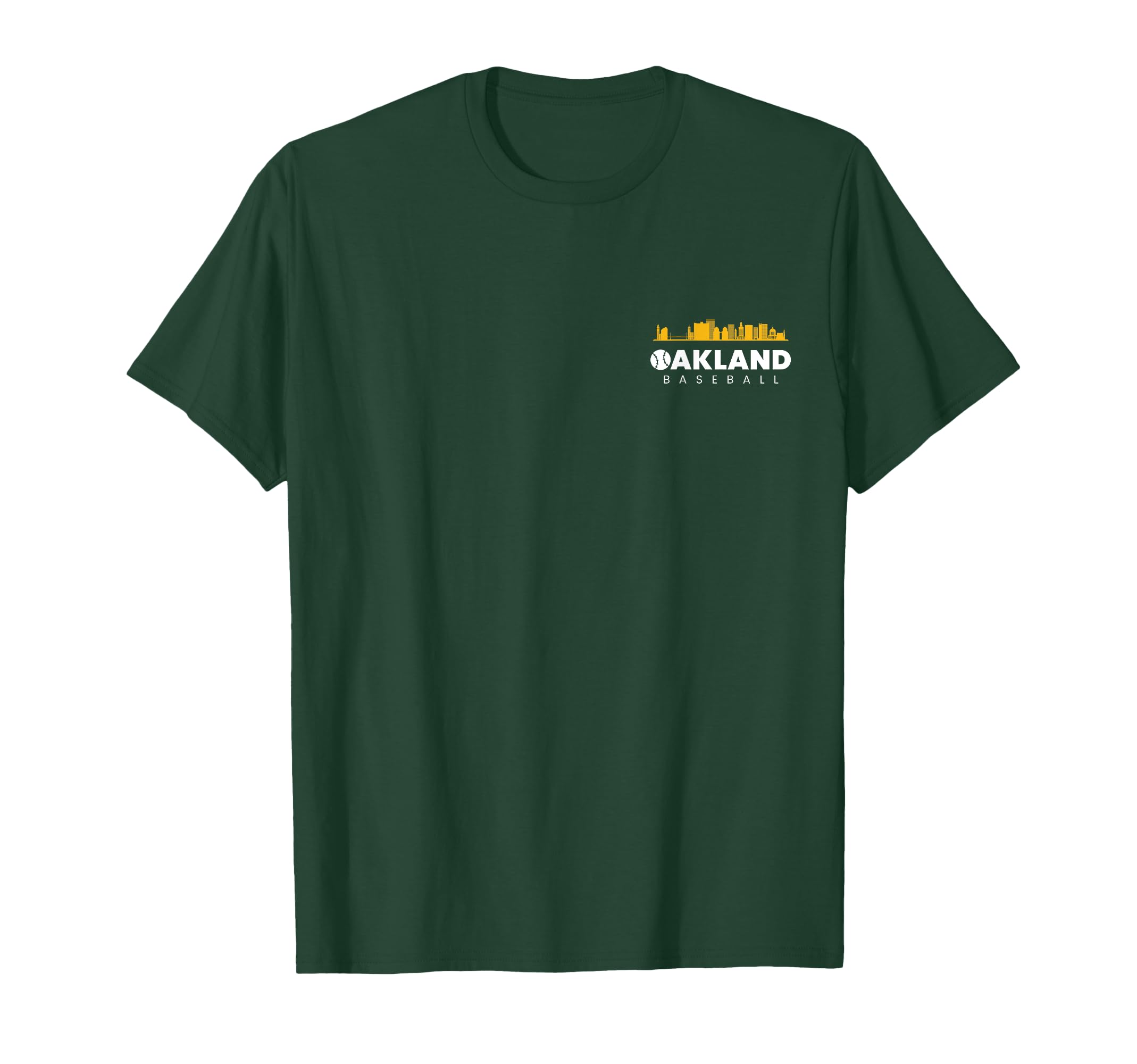Oakland Baseball Minimalist City T-Shirt - Aesthetic Graphic for Adults - T-Shirt, Sweatshirt, Hoodie
