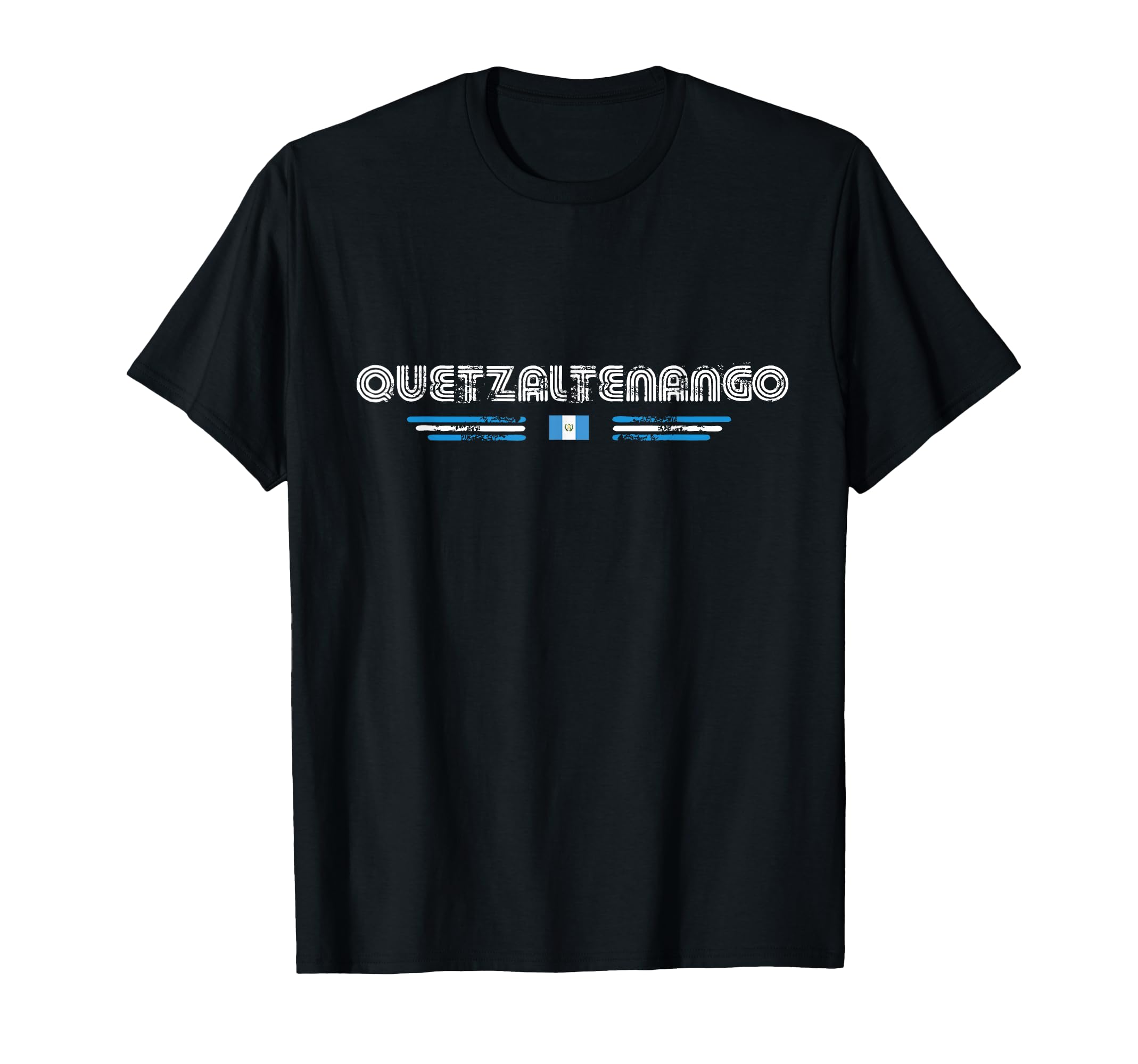 Quetzaltenango Guatemala 70S 80S Type T-Shirt - Trendy Graphic Men Women - T-Shirt, Sweatshirt, Hoodie