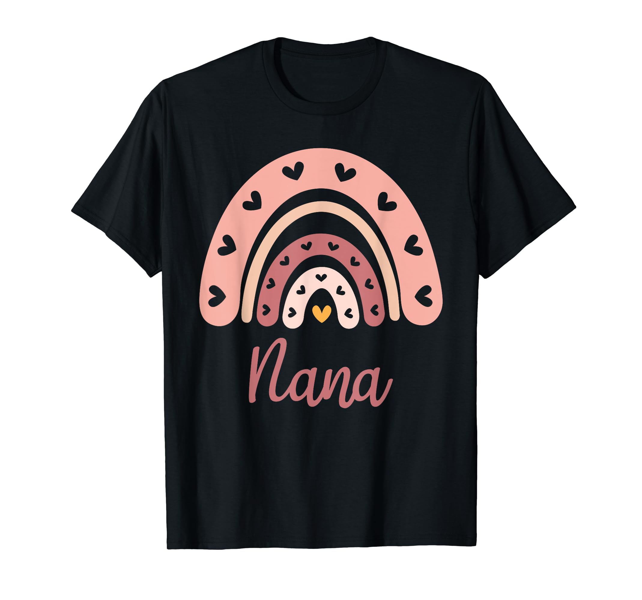 Nana Birthday Rainbow Boho Nana T-Shirt - Casual Everyday Wear Unisex - T-Shirt, Sweatshirt, Hoodie