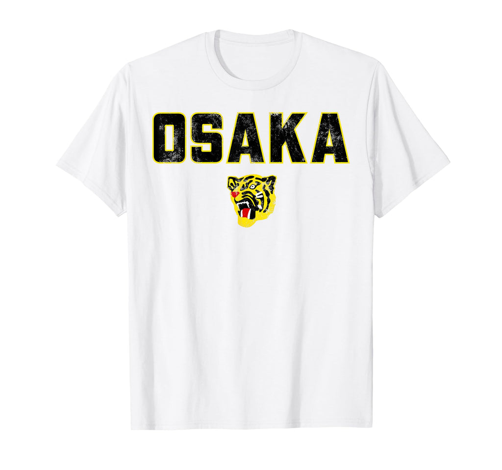 Osaka Tigers Japanese Baseball Black T-Shirt - Graphic Print Unisex - T-Shirt, Sweatshirt, Hoodie