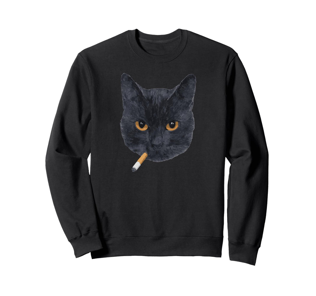 Y2K Black Cat 90S Grunge Sweatshirt - Unique Graphic Men Women - T-Shirt, Sweatshirt, Hoodie