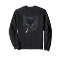 Y2K Black Cat 90S Grunge Sweatshirt - Unique Graphic Men Women - T-Shirt, Sweatshirt, Hoodie