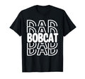 Bobcat Dad School Mascot Spirit T-Shirt - Minimalist Print for Adults - T-Shirt, Sweatshirt, Hoodie