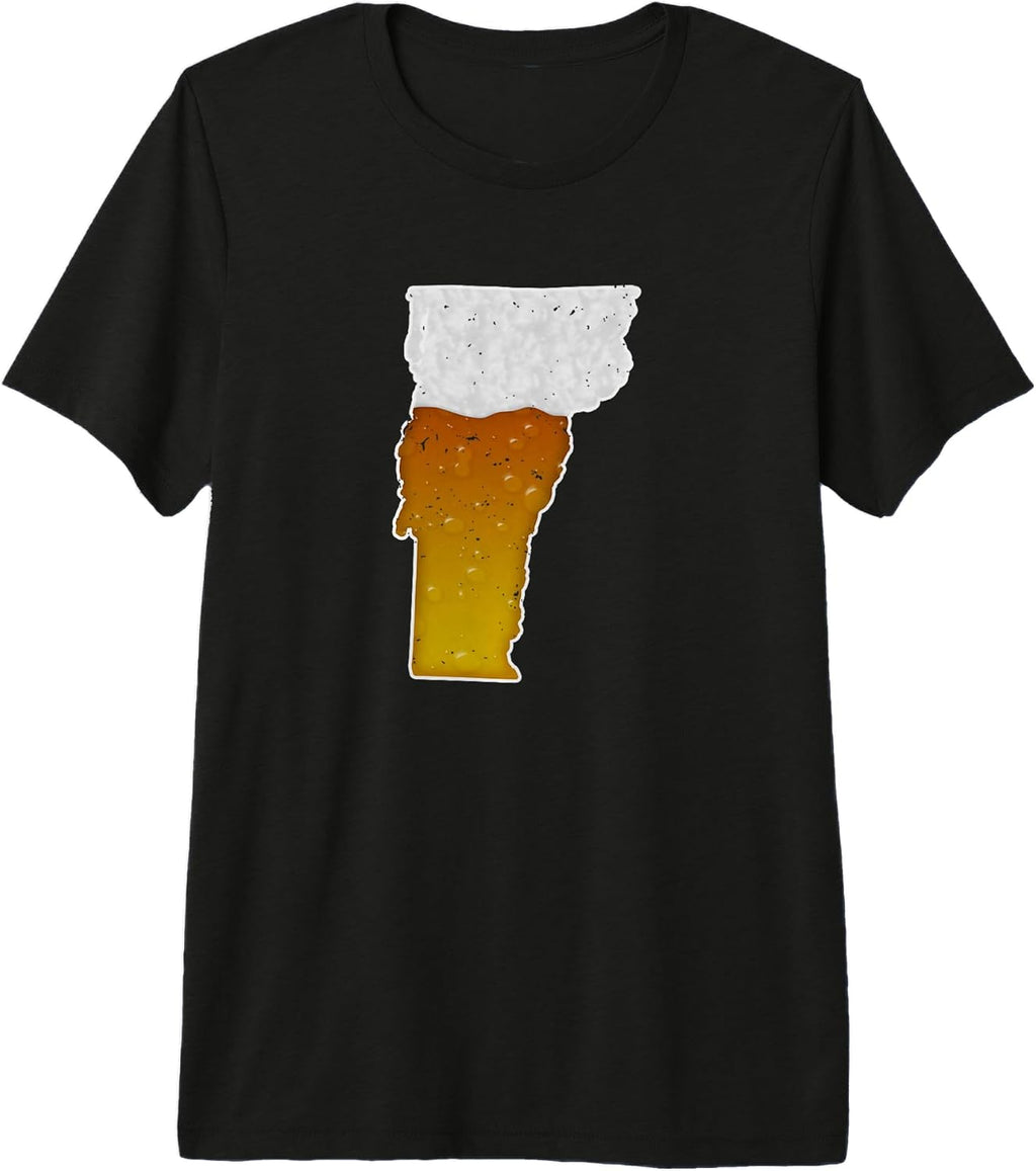 VT State Beer Map - Adult & Kids T-Shirts, Sweatshirts & Hoodies apparel design preview 1