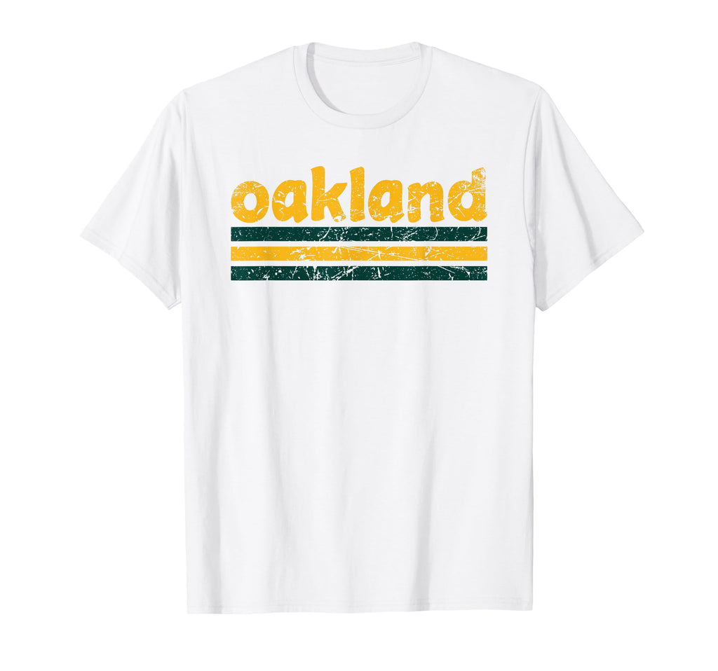 Oakland California Three Stripe T-Shirt - Graphic Print for Adults - T-Shirt, Sweatshirt, Hoodie