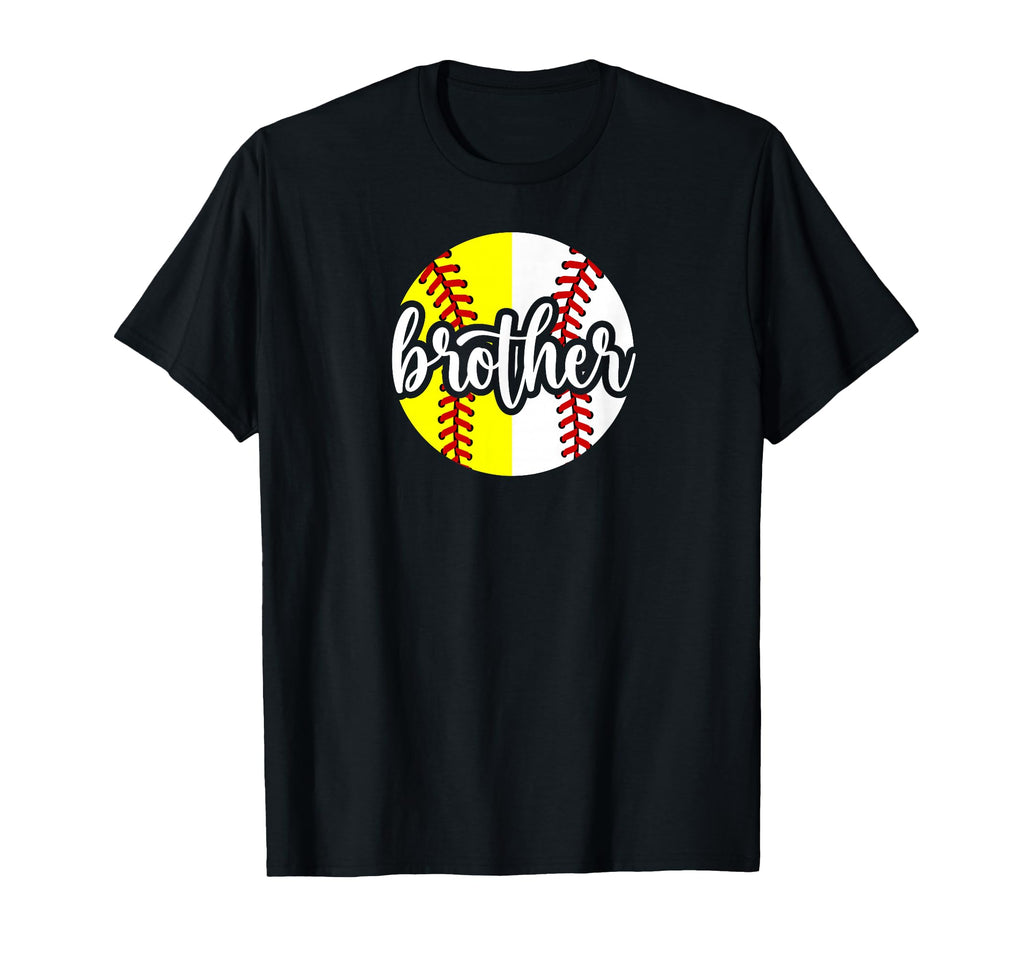 Softball Baseball Brother Baseball T-Shirt - Graphic Print for Adults - T-Shirt, Sweatshirt, Hoodie