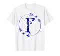 Initial F Monogram Boho Name Letter T-Shirt - Aesthetic Graphic for Adults - T-Shirt, Sweatshirt, Hoodie