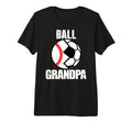 Mens Ball Grandpa Funny Soccer T-Shirt - Custom Art Print Men Women - T-Shirt, Sweatshirt, Hoodie
