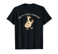Off To Watch Baseball Goose Goose T-Shirt - Custom Art Print Men Women - T-Shirt, Sweatshirt, Hoodie