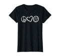 Peace Love Volleyball Shirts T-Shirt - Trendy Graphic for Adults - T-Shirt, Sweatshirt, Hoodie