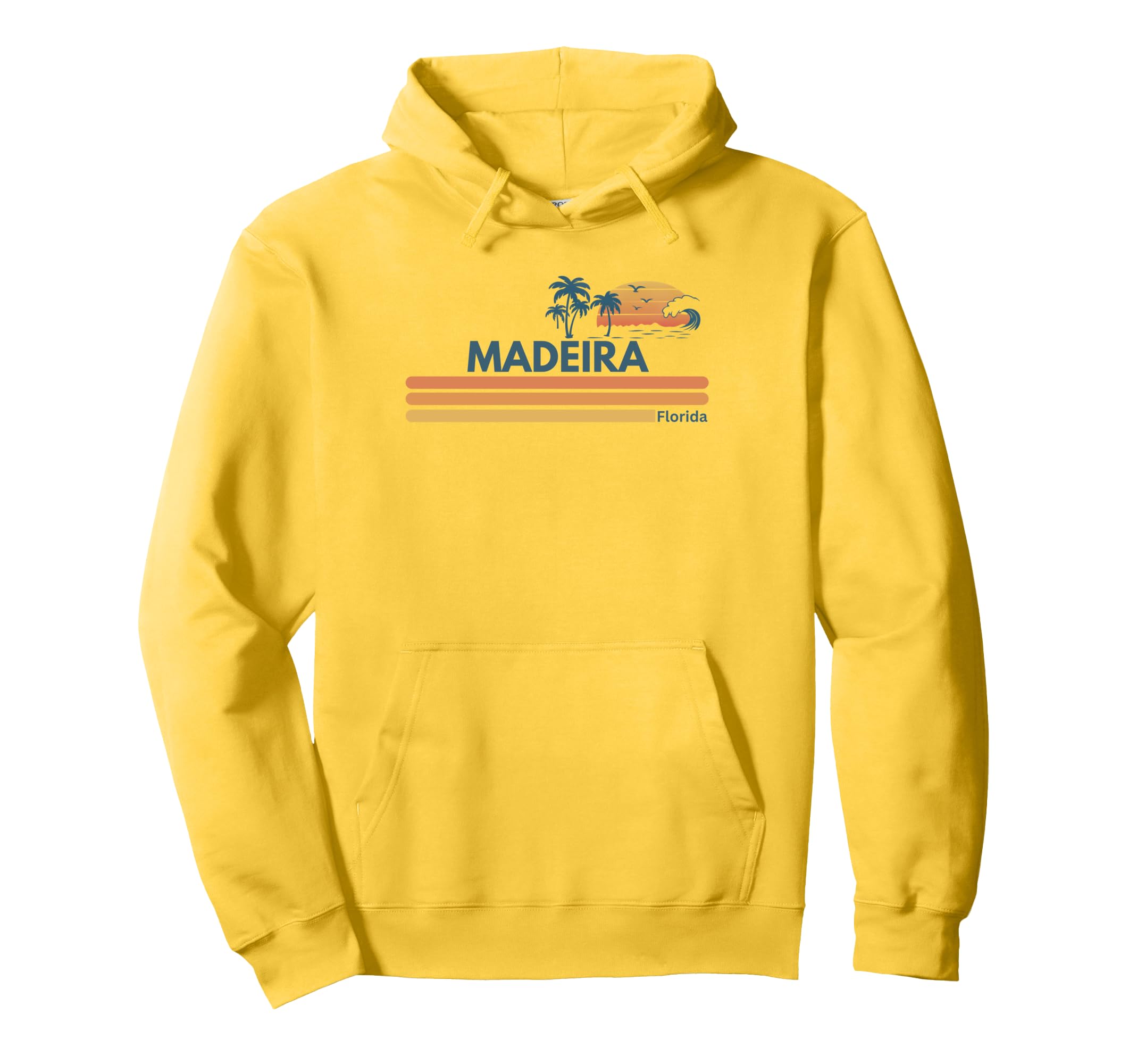 Madeira Beach Florida Summer Palm Tree Hoodie - Streetwear Style Unisex - T-Shirt, Sweatshirt, Hoodie