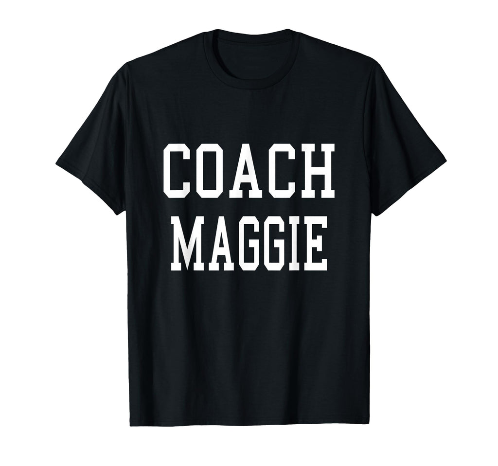 Coach Maggie Custom Football T-Shirt - Casual Everyday Wear Men Women - T-Shirt, Sweatshirt, Hoodie