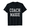 Coach Maggie Custom Football T-Shirt - Casual Everyday Wear Men Women - T-Shirt, Sweatshirt, Hoodie