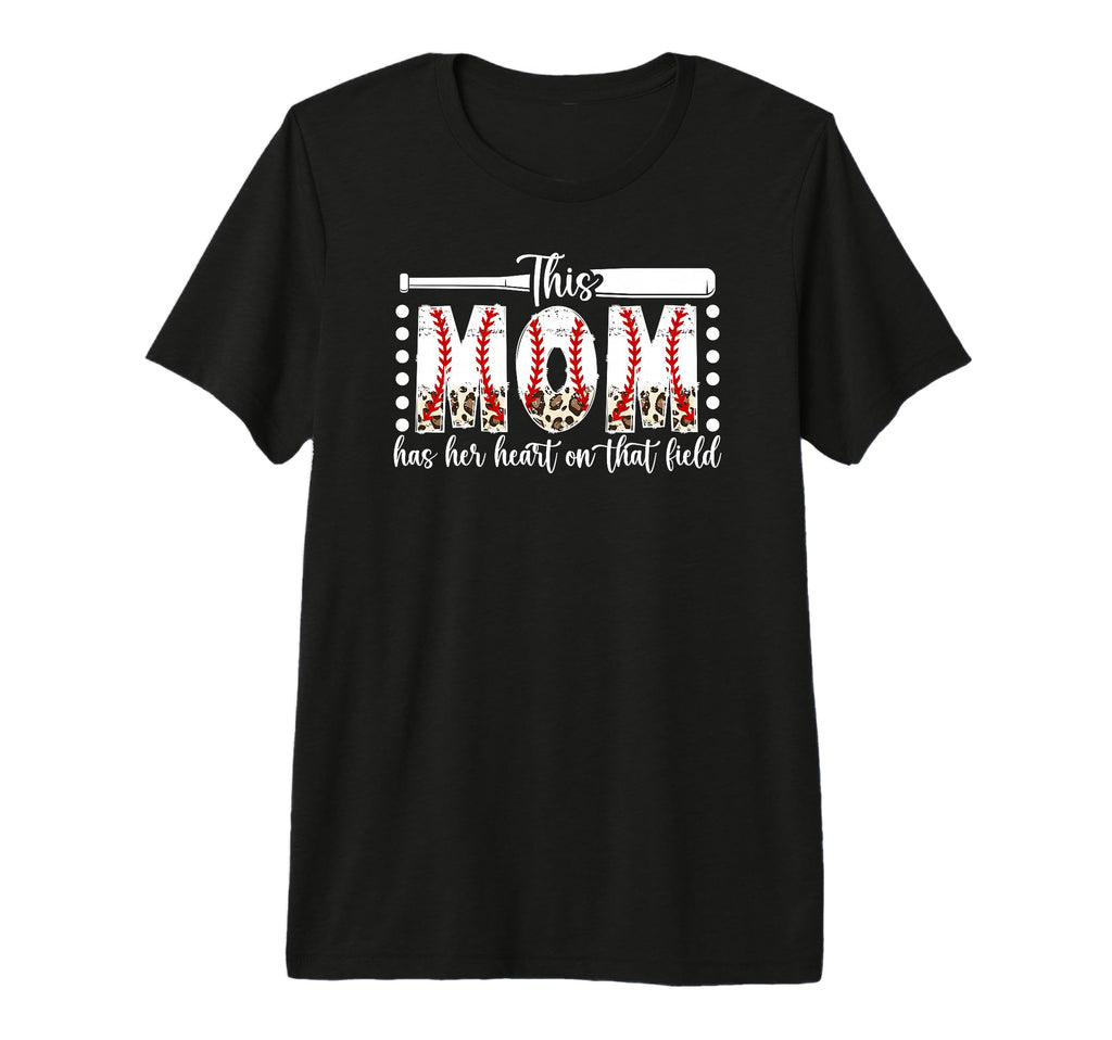 That Field Baseball Mom Baseball T-Shirt - Minimalist Print Men Women - T-Shirt, Sweatshirt, Hoodie