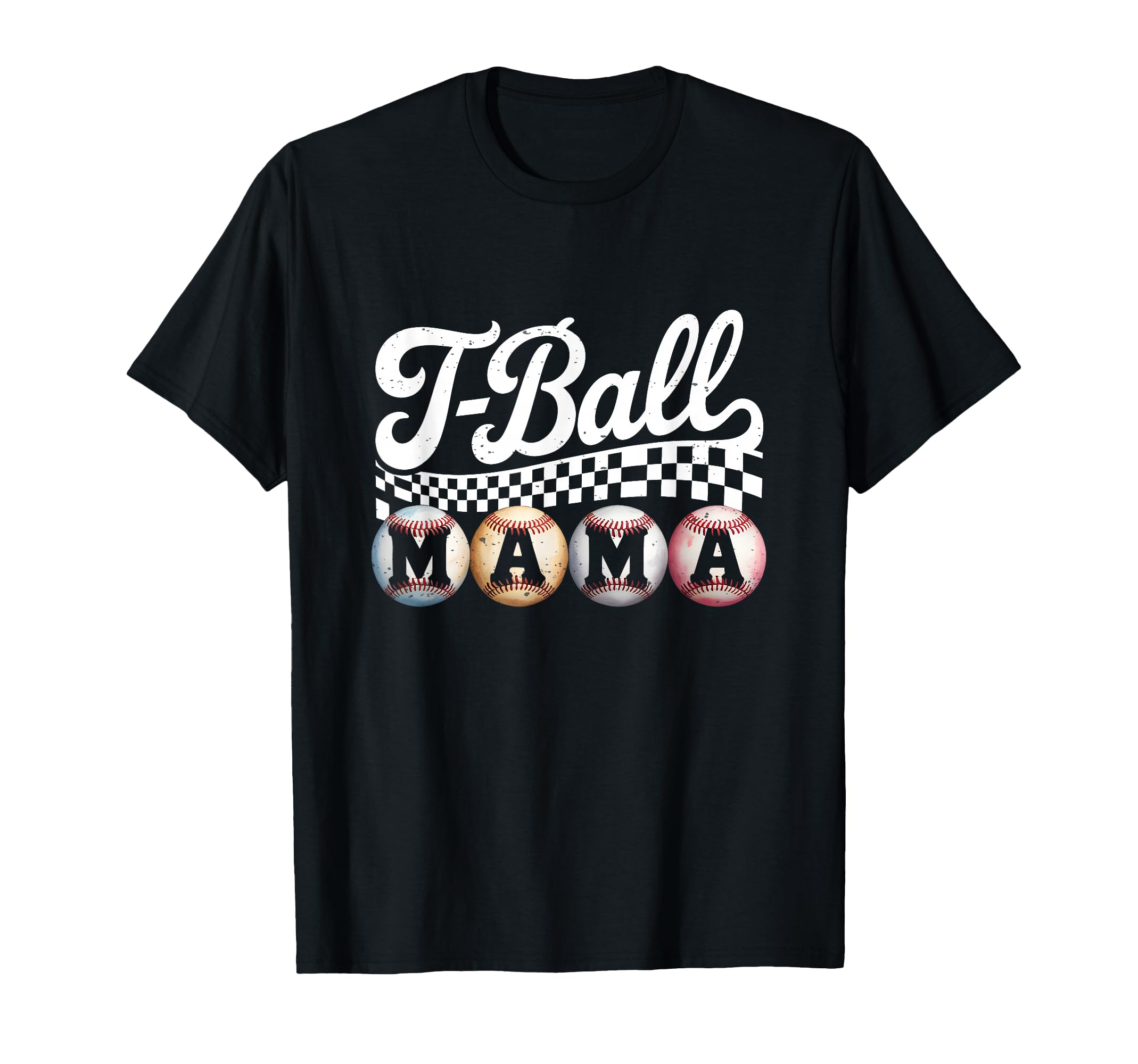 Funny T Ball Mom Softball Ball Mama T-Shirt - Graphic Print for Adults - T-Shirt, Sweatshirt, Hoodie